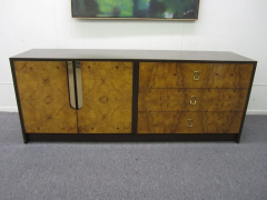 Milo Baughman Gorgeous Milo Baughman Burled Wood Credenza Mid century Modern - 3093655