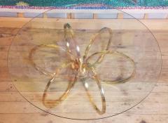 Milo Baughman Italian Brass Ring Coffee Table Circa 1960 - 2473765