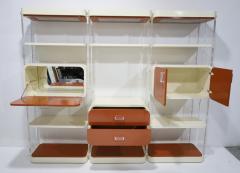 Milo Baughman Laminate and Lucite Modular Wall Unit Etagere Dry Bar Milo Baughman Style - 4481850