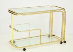 Milo Baughman Large Milo Baughman Expanding Bar Serving Cart - 623834