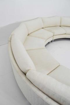 Milo Baughman Large Milo Baughman Four Section Circular Sofa - 1250754