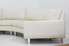 Milo Baughman Large Milo Baughman Four Section Circular Sofa - 1250756