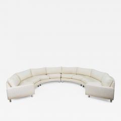 Milo Baughman Large Milo Baughman Four Section Circular Sofa - 1252673