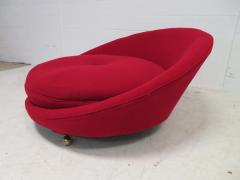 Milo Baughman Large Scale Milo Baughman Round Circular Chaise Lounge Chair Mid Century Modern - 1414474