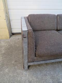 Milo Baughman Lovely Chunky Chrome Milo Baughman Style Mid Century Modern Sofa - 1222575