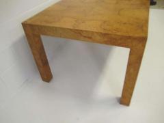 Milo Baughman Lovely Milo Baughman Burl Olivewood Dining Table Mid century Modern - 1171134