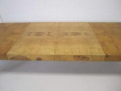 Milo Baughman Lovely Milo Baughman Burl Olivewood Dining Table Mid century Modern - 1171139