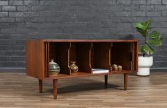 Milo Baughman Low Profile Milo Baughman Tambour Door Credenza for Glenn of CA - 4135798