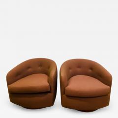 Milo Baughman MILO BAUGHMAN SWIVEL CHAIRS - 1718173