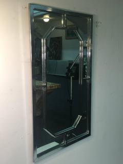 Milo Baughman MODERN CHROME RECTAGULAR AND OCTAGONAL MIRROR BY MILO BAUGHMAN - 867291