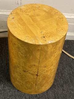 Milo Baughman MODERN PAIR OF BURLWOOD DRUM PEDESTALS BY MILO BAUGHMAN - 4105063