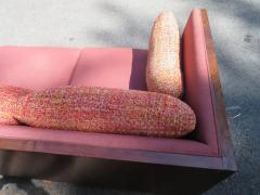 Milo Baughman Magnificent Milo Baughman Rosewood Case Sofa Brass Base Mid Century Modern - 3061014