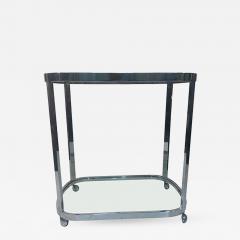 Milo Baughman Marvelous Milo Baughman Chrome and Glass Bar Cart - 423812