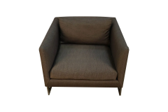 Milo Baughman Mid Century Milo Baughman Thayer Coggin Chrome T Back Lounge Chair - 2992550