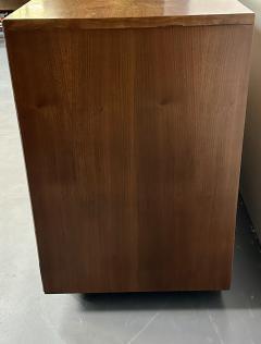 Milo Baughman Mid Century Modern Milo Baughman Sideboard Dresser Burlwood Chrome - 2947527