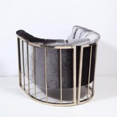 Milo Baughman Mid Century Modern Rail Back Milo Bauman Chair - 2660561