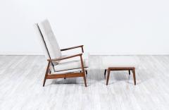 Milo Baughman Mid Century Modern Reclining Lounge Chair with Ottoman by Milo Baughman - 3331758