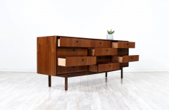 Milo Baughman Milo Baughman 12 Drawer Walnut Dresser for Arch Gordon - 2455929