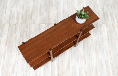 Milo Baughman Milo Baughman 3 Tier Walnut Bookshelf for Glenn of California - 2437529