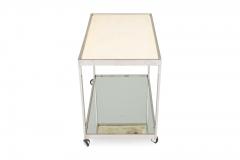 Milo Baughman Milo Baughman American Mid Century Chrome And Glass Serving Trolley - 3169615