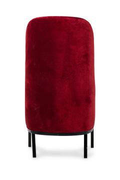 Milo Baughman Milo Baughman American Mid Century High Back Red Wing Armchair - 4275063