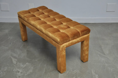 Milo Baughman Milo Baughman Biscuit Tufted Bench - 1102165