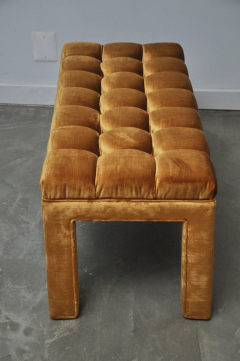 Milo Baughman Milo Baughman Biscuit Tufted Bench - 1102167