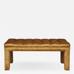 Milo Baughman Milo Baughman Biscuit Tufted Bench - 1103151