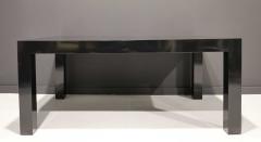 Milo Baughman Milo Baughman Black Lacquer Parsons Style Dining Table - 2425566
