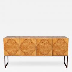 Milo Baughman Milo Baughman Burl Credenza for Thayer Coggin - 3740055