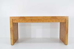 Milo Baughman Milo Baughman Burl Wood Desk - 1286536