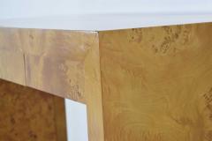 Milo Baughman Milo Baughman Burl Wood Desk - 1286542