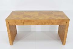 Milo Baughman Milo Baughman Burl Wood Desk - 1286545