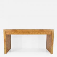 Milo Baughman Milo Baughman Burl Wood Desk - 1288286