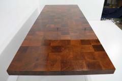 Milo Baughman Milo Baughman Burl Wood Dining Table with Chrome Base - 1492154