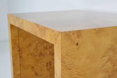 Milo Baughman Milo Baughman Burl Wood Side Table - 1286244