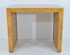 Milo Baughman Milo Baughman Burl Wood Side Table - 1286250