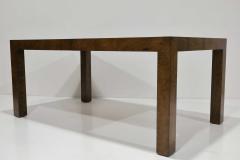 Milo Baughman Milo Baughman Burlwood Parsons Dining Table - 3976827