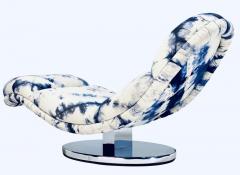 Milo Baughman Milo Baughman Chrome Base Rocking Chaise - 1214956