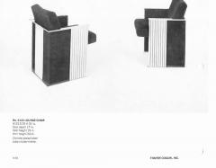 Milo Baughman Milo Baughman Chrome Cube Lounge Chair Thayer Coggin 1980s - 3608070