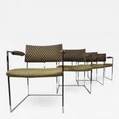 Milo Baughman Milo Baughman Chrome Frame Chairs Set of 4 - 2225904
