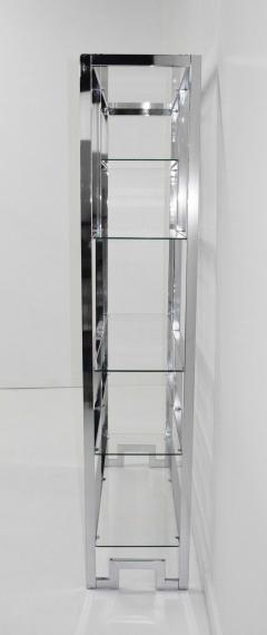 Milo Baughman Milo Baughman Chrome and Glass Etagere - 1633995