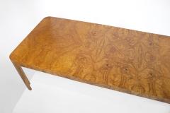 Milo Baughman Milo Baughman Dining Table for Thayer Coggin in Olive Burl Wood 1960s - 1826156