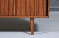 Milo Baughman Milo Baughman Double Tambour Door Credenza w Lacquered Drawers for Glenn of CA - 4591269
