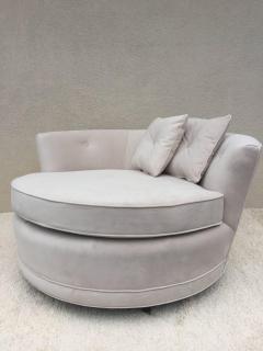 Milo Baughman Milo Baughman Extra Large Circular Two Seat Club Chair - 113396