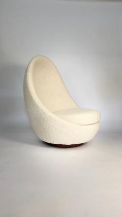 Milo Baughman Milo Baughman High Back Rocking Egg Chair for Thayer Coggin - 4286861