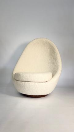 Milo Baughman Milo Baughman High Back Rocking Egg Chair for Thayer Coggin - 4286895