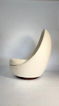 Milo Baughman Milo Baughman High Back Rocking Egg Chair for Thayer Coggin - 4286896