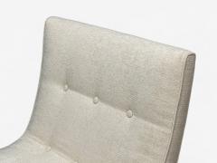 Milo Baughman Milo Baughman Iron Fabric Scoop Chair USA 1950s - 4340982