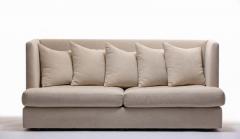 Milo Baughman Milo Baughman Ivory Beige Shelter Sofa Pair Available Priced Individually  - 1975235